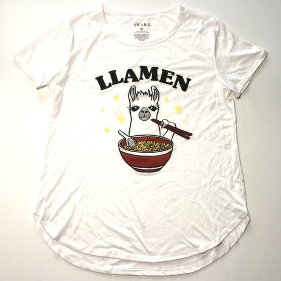 *3/$30** Llama + Ramen = Llamen Tee - Picture 2 of 2